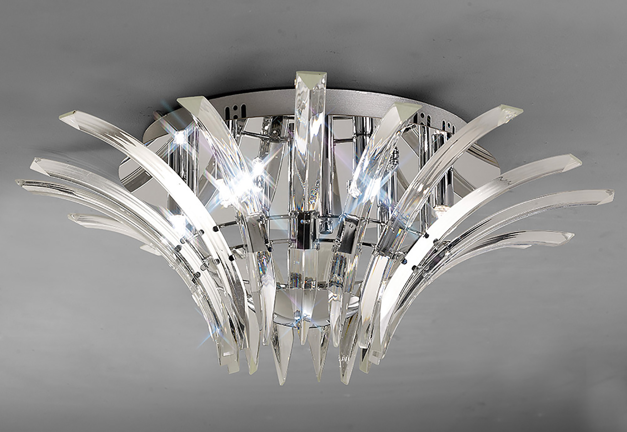 Sinclair Crystal Ceiling Lights Diyas Flush Crystal Fittings Sinclair Crystal Ceiling Lights Diyas Flush Crystal Fittings